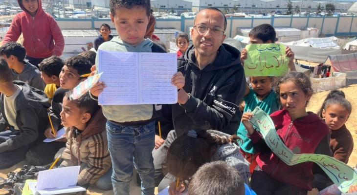 چادرها به کمک کودکان فلسطینی آمدند!