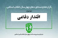 دستاورد&zwnj;های انقلاب اسلامی در حوزه &laquo;اقتدار دفاعی&raquo;