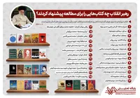 رهبر انقلاب چه کتاب&zwnj;هایی را برای مطالعه پیشنهاد کردند؟