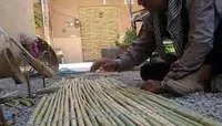 تجارت با گره&zwnj;زدن نی&zwnj;های بیابان!