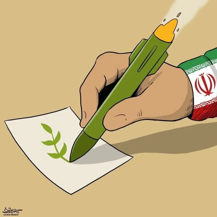 کاریکاتور جالب کمال شرف درباره ایران