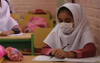 دانش&zwnj;آموز با ماسک حذف مساله می&zwnj;کند